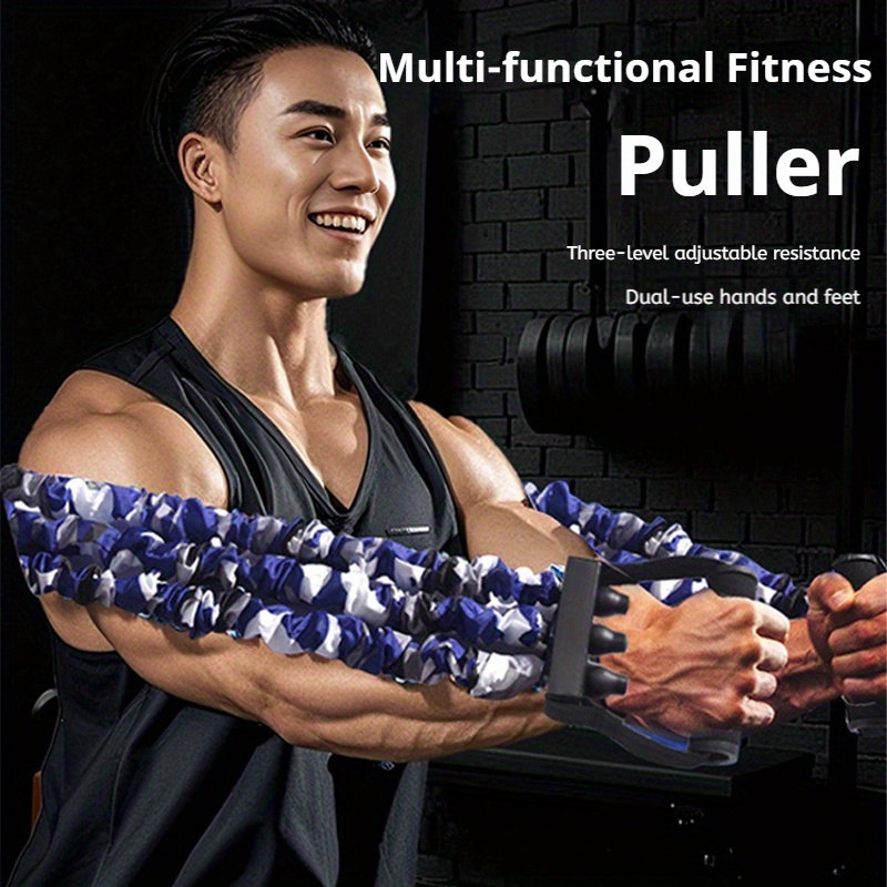 Home Gym Resistance Machine - Adjustable Chest Expander Resistance Pull Tube