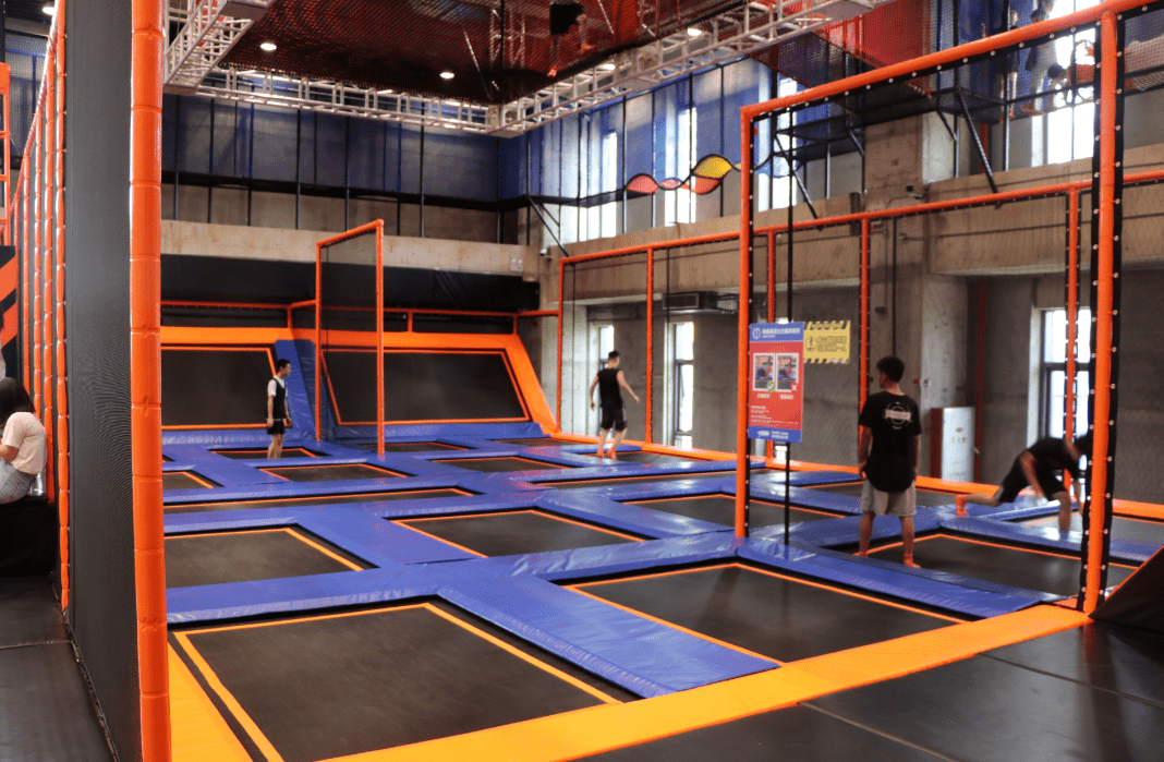Indoor Trampoline, Industrial  - Home Gym Yellow review and price