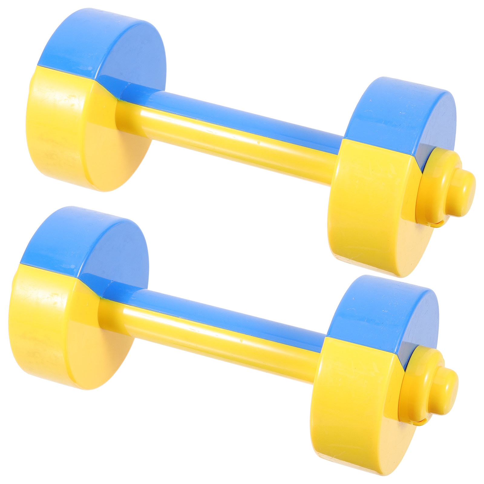 1Pair Plastic Dumbbell Kids Ba - Home Gym Yellow review and price