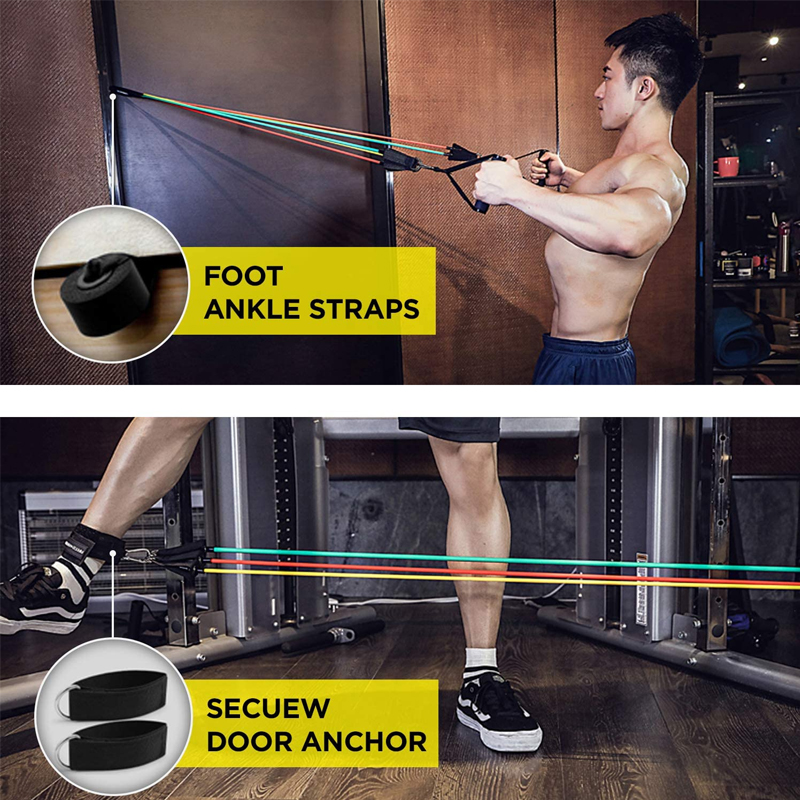 Resistance Elastic Bands Exerc - Home Gym Resistance Machine review and price