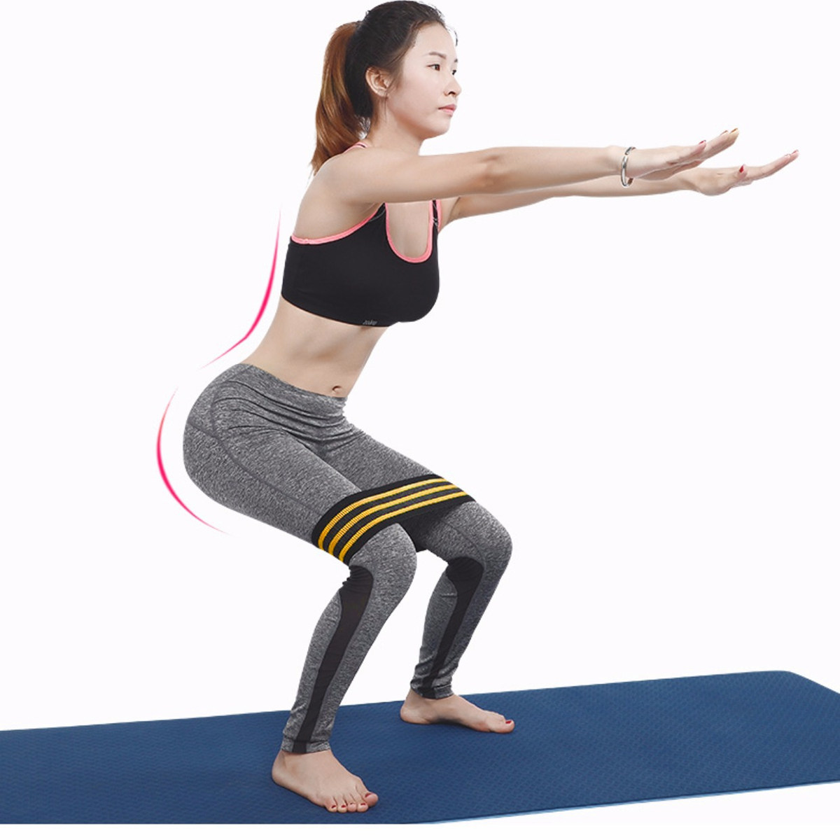 Professional Resistance Hip Ba - Home Gym Yellow review and price