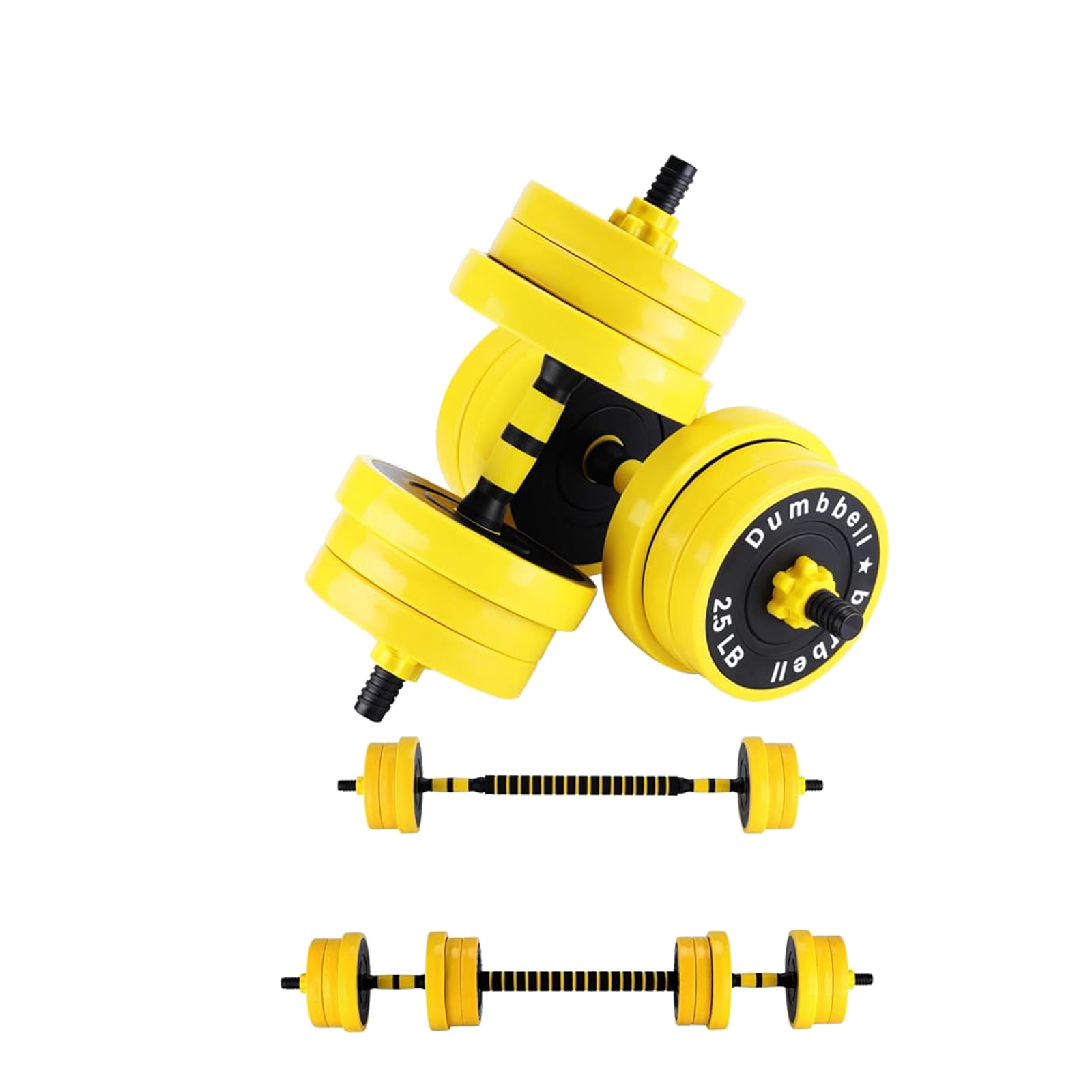 Adjustable Weights Set for Hom - Home Gym Yellow review and price