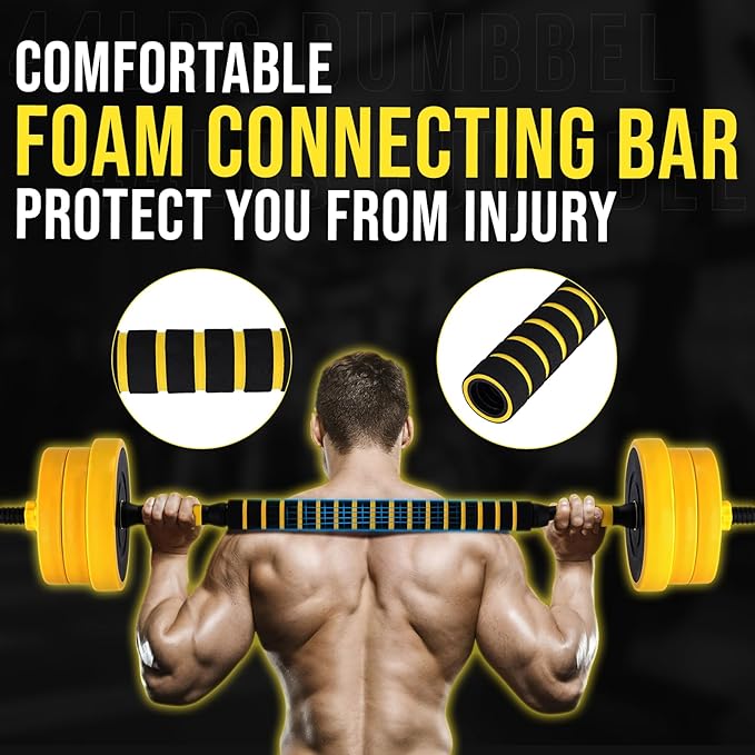 Adjustable Weights Set for Hom - Home Gym Yellow review and price