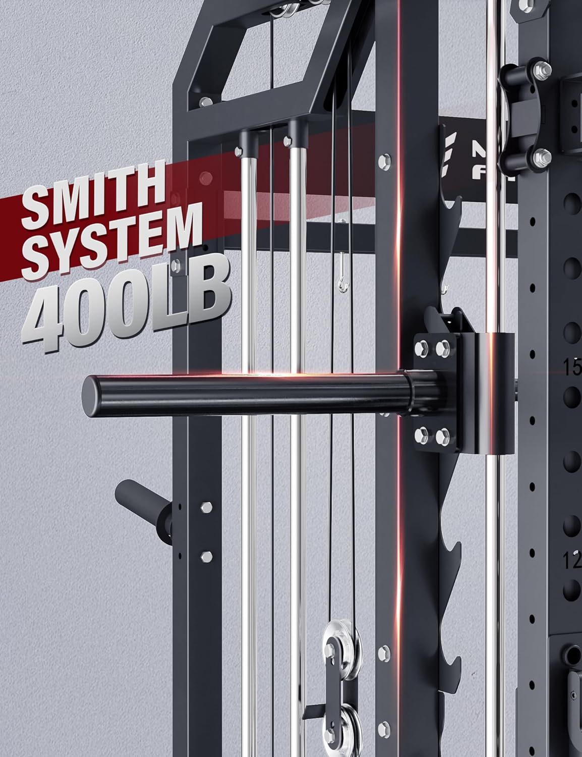 Smith Machine Home Gym Squat R - Lat Pulldown Cable review and price