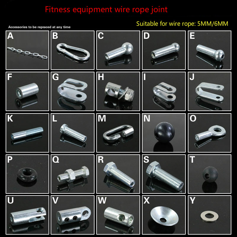 Gym Steel Wire Joints Fitness  - Lat Pulldown Cable review and price